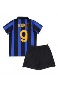 Inter Milan Marcus Thuram #9 Babyklær Hjemme Fotballdrakt til barn 2026-27 Korte ermer (+ Korte bukser)